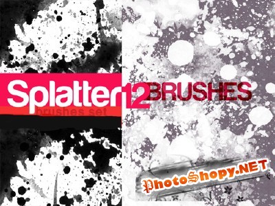 Brushes set - SPLATTERS