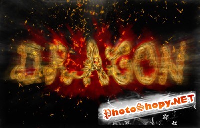 Dragon Psd File for Photoshop
