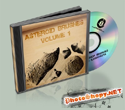 Brushes pack - Asteroids Vol 1