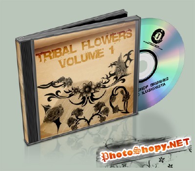 Flowers Tribal  Brushes Vol 1