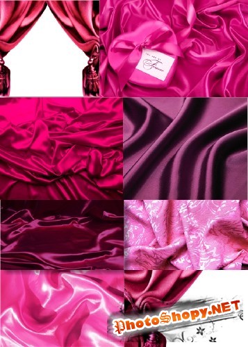 Алые пурпурно-фиолетовые шелковые фоны