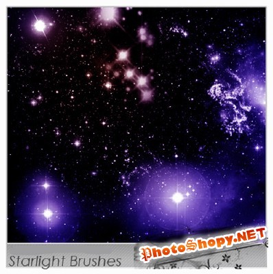 Starlight Brushes set for photoshop