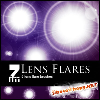 Brushes set - Lens flare
