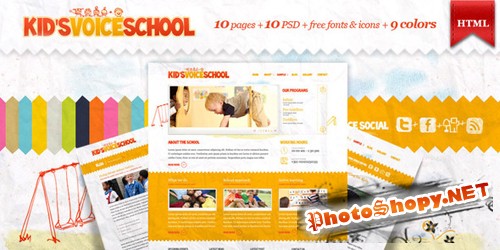 ThemeForest - Kids Voice School - HTML Template - RETAIL