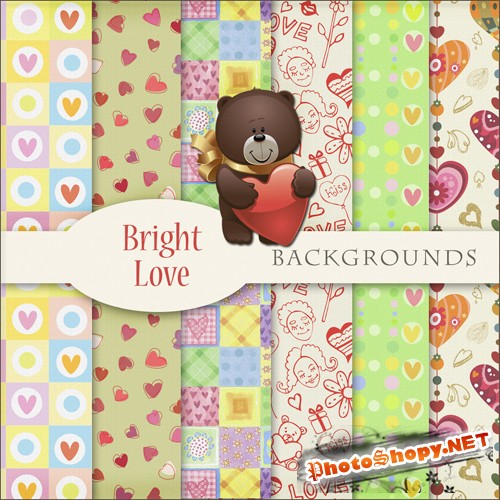 Bright Love Backgrounds