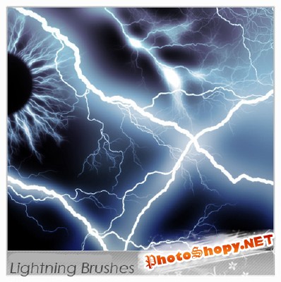Lightning Brushes for Photoshop