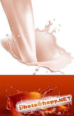 Psd for Photoshop - Black and milk chocolate