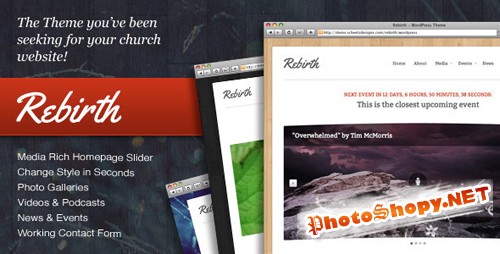ThemeForest - Rebirth - The WordPress Theme for Churches