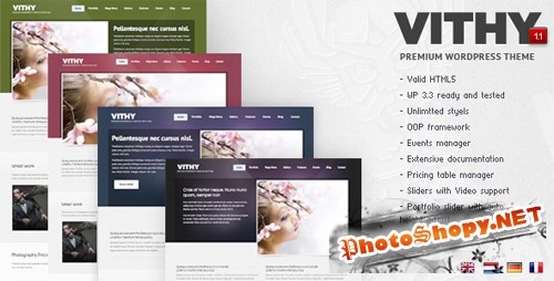ThemeForest - Vithy - WordPress Portfolio Theme