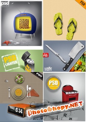 PSD collection for Photoshop 2011 pack # 78