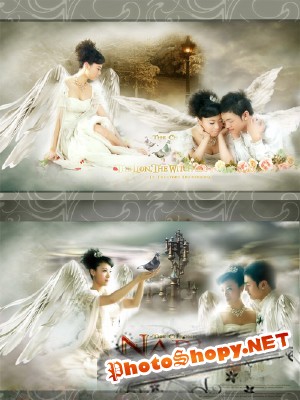 PSD for Photoshop - Angel Love
