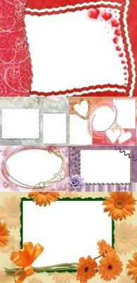 New Collection of Photo frames for Valentine's Day pack 9