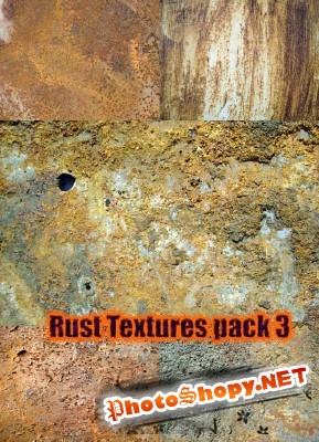 New Rust Textures pack 3 for Photoshop
