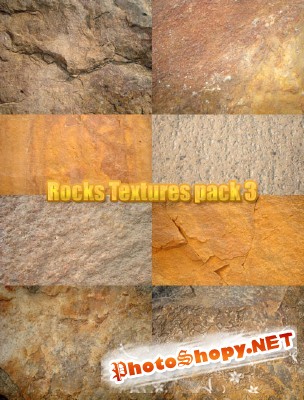 New Rocks Textures pack 3 for Photoshop