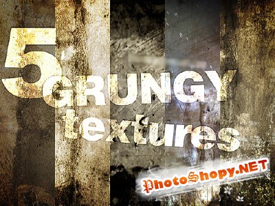5 Grungy Textures for Photoshop