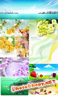 New Spring collection source for Photoshop