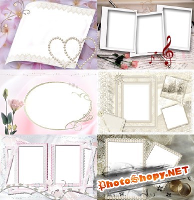 Photo frames for Valentine's Day pack 16