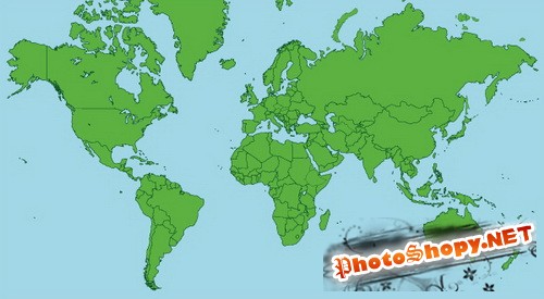 Карты стран мира (Вектор)