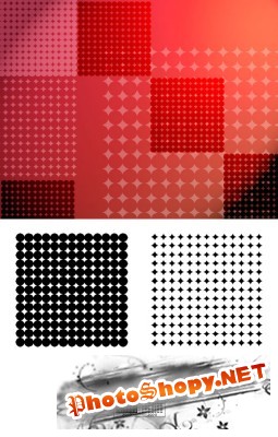 Dotted Square Brushes Set for Photoshop