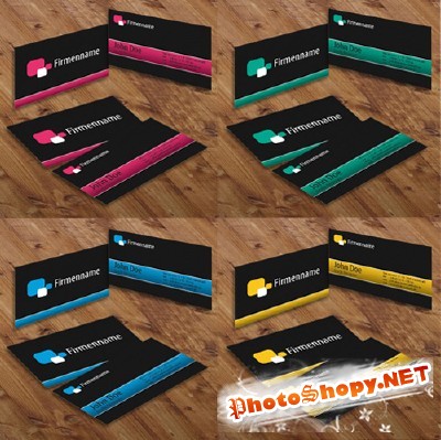 Business Cards in 4 colors