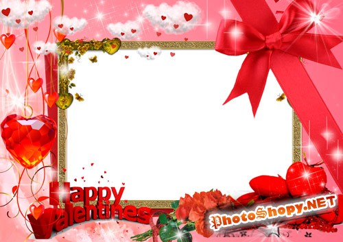 Рамка для фото "Happy Valentines"