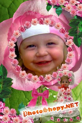 Рамка Маленькая принцесса цветов