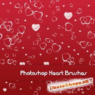 Heart Brushes Set for Photoshop