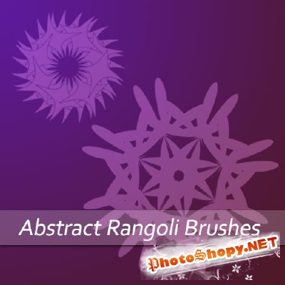Abstract Rangoli Brushes for Photoshop