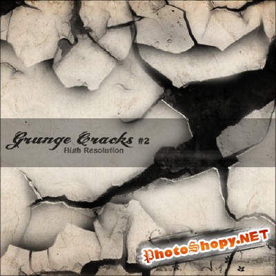 Grunge Cracks Brushes for Photoshop