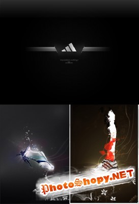Adidas Light Logo Psd for Photoshop