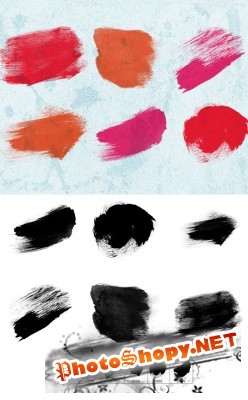 Big Paint Dabs Brushes Set for Photoshop