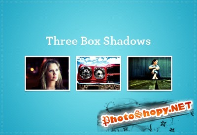 Three Box Shadows for Photoshop