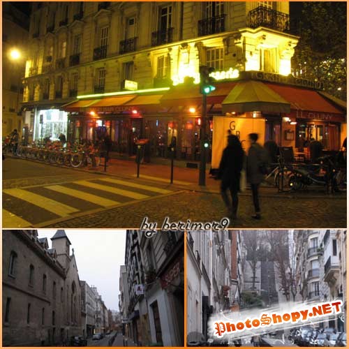 Красивые улочки Парижа на твой ПК