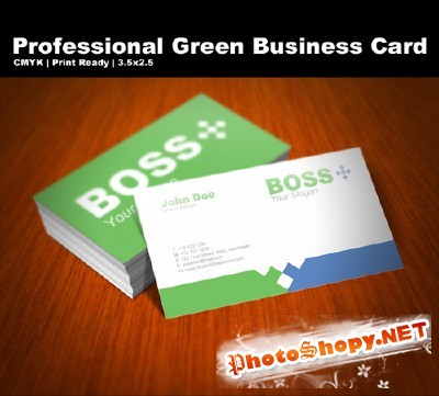 Boss Business Card Psd for Photoshop