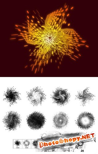 High-resolution scattered-site PS brushes