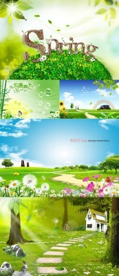 New Collection of spring source for Photoshop