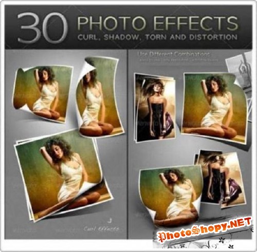30 фото эфектов для  Photoshop
