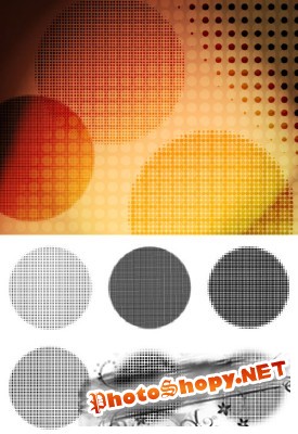 Pop Dots Brushes Set for Photoshop