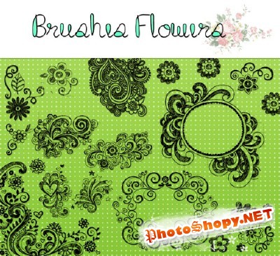 Brushes Florecitas Set for Photoshop