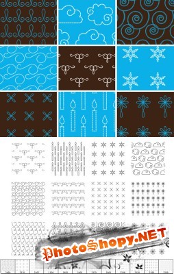 Dotted Patterns Brushes Set for Photoshop