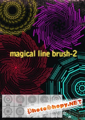 Magical Lines Brushes for Photoshop