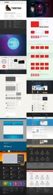 Web Design Gallery Psd Collection Template Pack for Photoshop