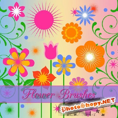 Flower Brushes Set for Photoshop