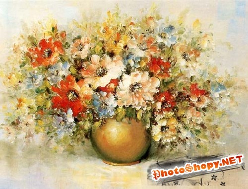 Букеты цветов - картины известных художников