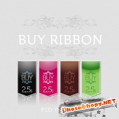 Buy Ribbon psd for Photoshop