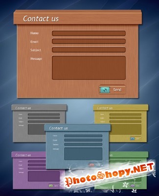 Website Form Background Skyoffice psd for Photoshop