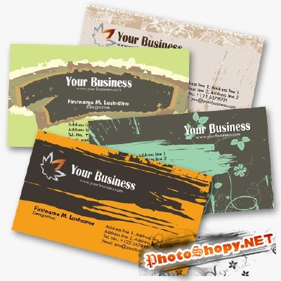 Personal Business Cards Part 3 psd for Photoshop