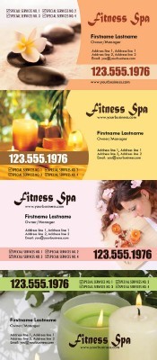 Spa Business Cards Psd for Photoshop