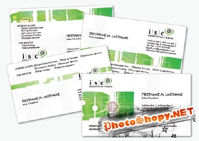 Computer Business Cards 2 Psd for Photoshop
