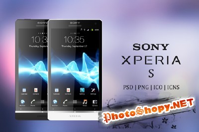 Sony Xperia S Psd for Photoshop